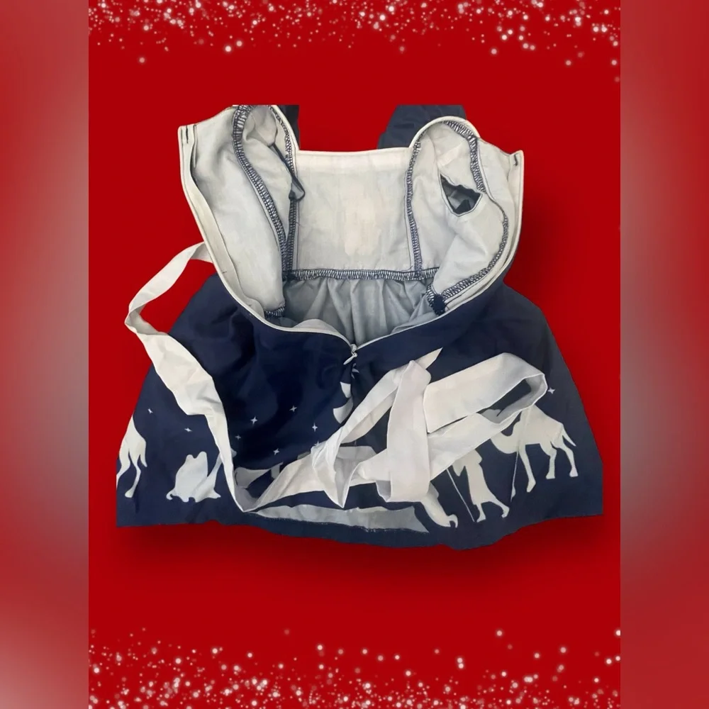 Navy Blue Nativity Dress